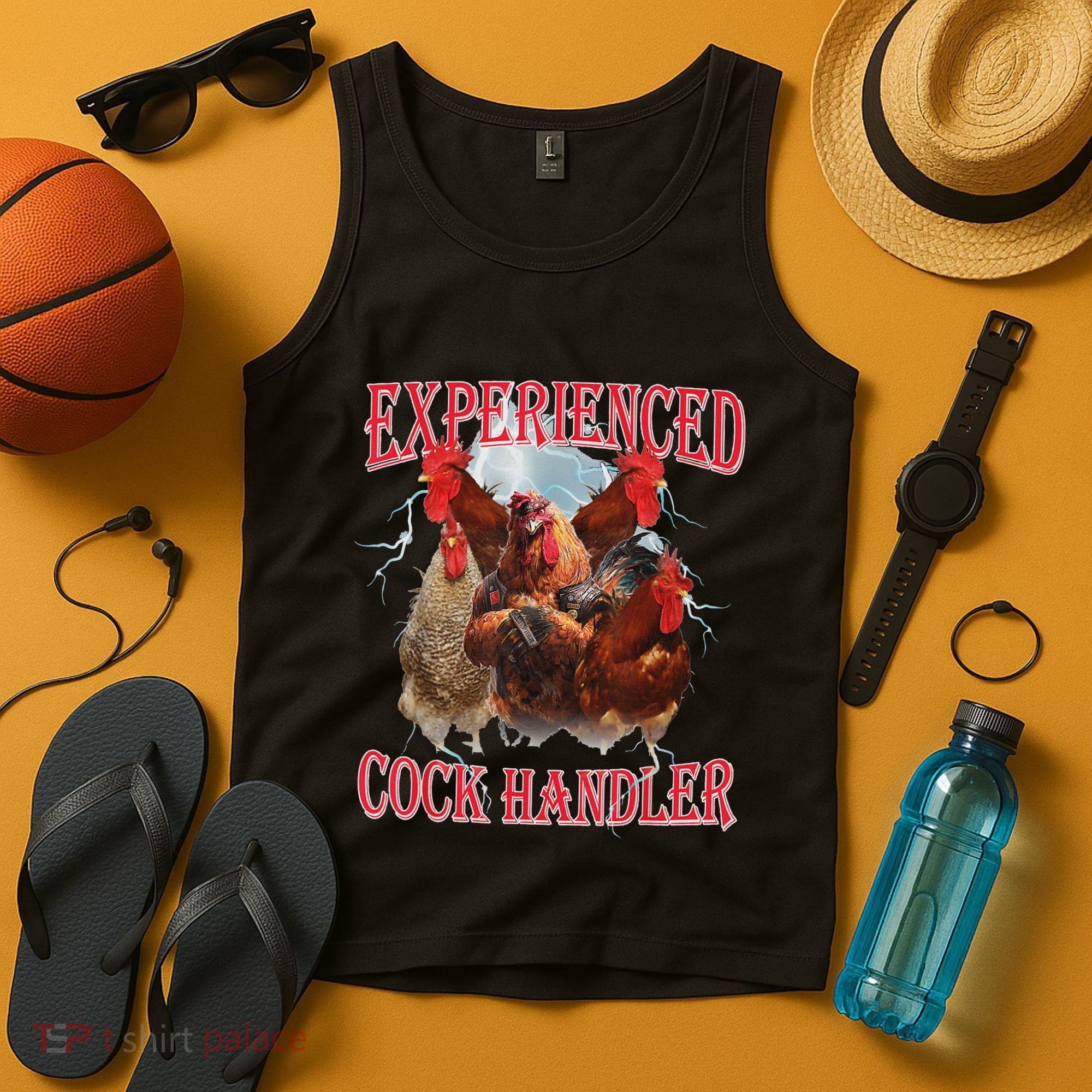 Experienced Cock Handler Funny Oddly Specific Dank Meme Tank Top
