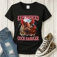 Experienced Cock Handler Funny Oddly Specific Dank Meme Women's T-Shirt thumb 3