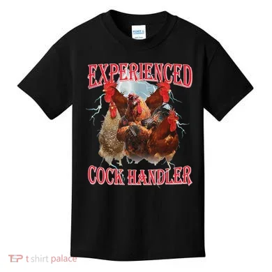 Experienced Cock Handler Funny Oddly Specific Dank Meme Kids T-Shirt