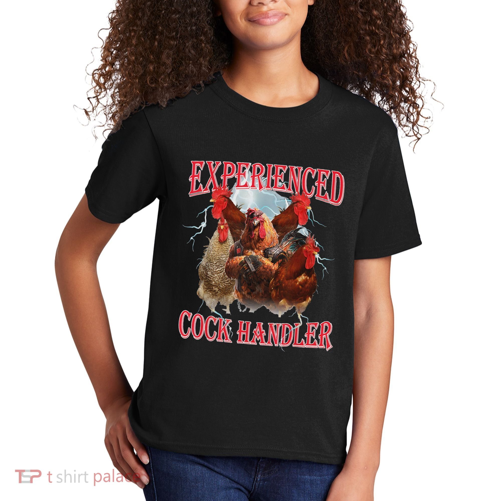 Experienced Cock Handler Funny Oddly Specific Dank Meme Kids T-Shirt