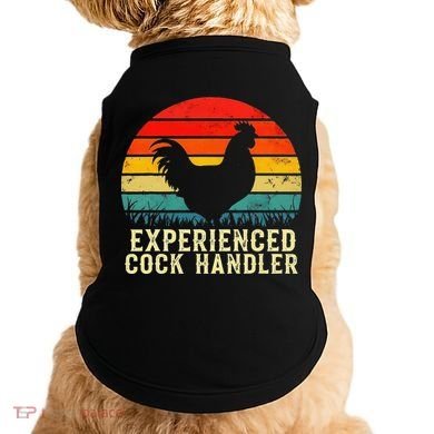 Experienced Cock Handler Funny Inappropriate Vintage Retro Doggie Tank