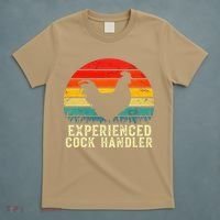 Experienced Cock Handler Funny Inappropriate Vintage Retro T-Shirt thumb 5