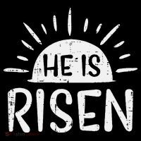 Easter Christian He Is Risen Sun Resurrection Bucket Hat thumb 4