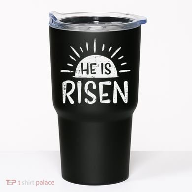 Easter Christian He Is Risen Sun Resurrection Tumbler
