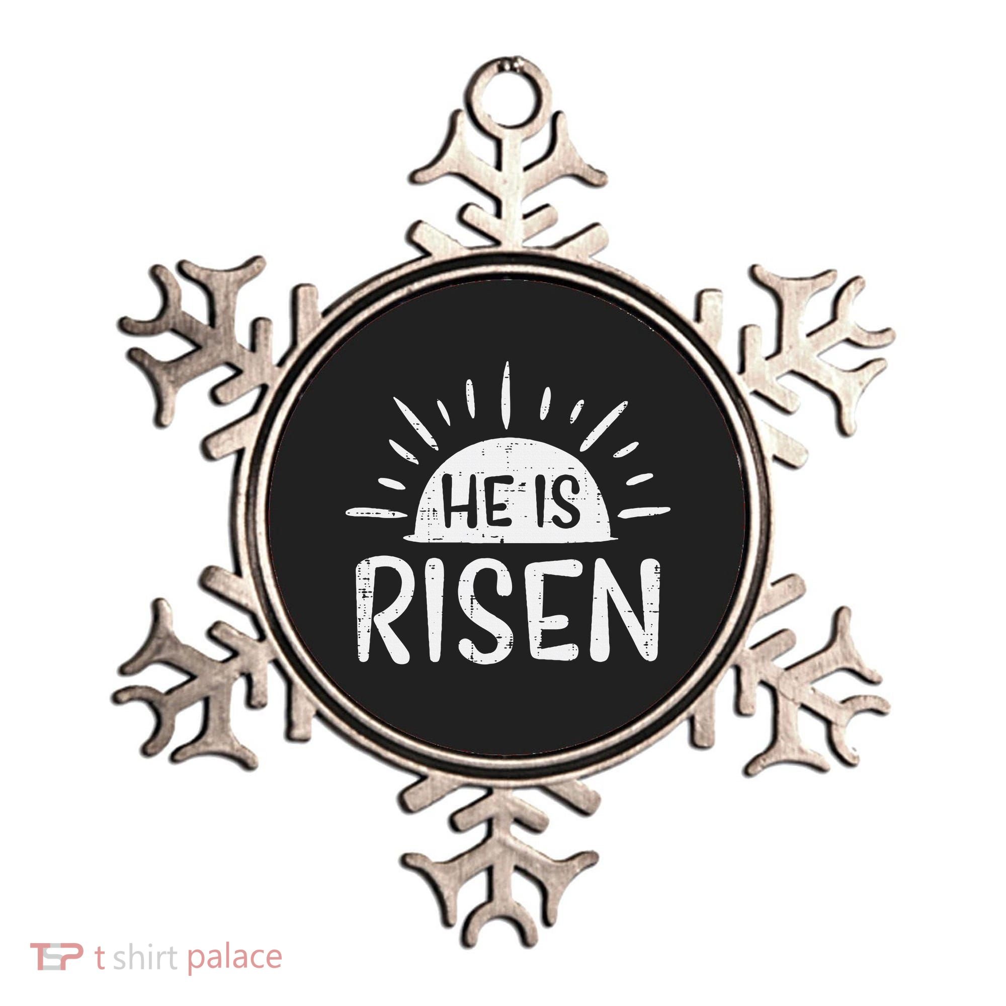 Easter Christian He Is Risen Sun Resurrection Ornament