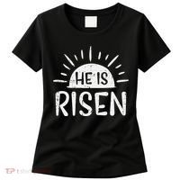 Easter Christian He Is Risen Sun Resurrection Women's T-Shirt thumb 0