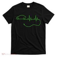 Electric Car Heartbeat Electric Vehicle Ev T-Shirt thumb 0