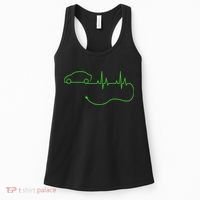 Electric Car Heartbeat Electric Vehicle Ev Women's Tank Top thumb 0