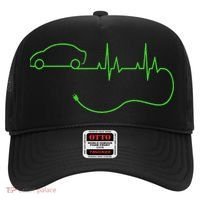 Electric Car Heartbeat Electric Vehicle Ev Hat thumb 0
