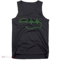 Electric Car Heartbeat Electric Vehicle Ev Tank Top thumb 0