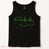 Electric Car Heartbeat Electric Vehicle Ev Tank Top thumb 2