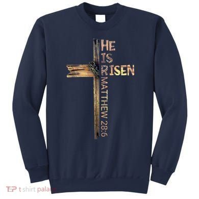 Easter Christian He Is Risen Sun Resurrection M.en Women K.ids Sweatshirt
