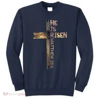 Easter Christian He Is Risen Sun Resurrection M.en Women K.ids Sweatshirt thumb 0
