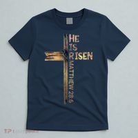Easter Christian He Is Risen Sun Resurrection M.en Women K.ids T-Shirt thumb 5