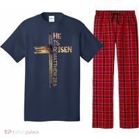 Easter Christian He Is Risen Sun Resurrection M.en Women K.ids Pajama Set thumb 0