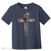 Easter Christian He Is Risen Sun Resurrection M.en Women K.ids Toddler T-Shirt thumb 0