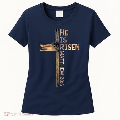 Easter Christian He Is Risen Sun Resurrection M.en Women K.ids Women's T-Shirt