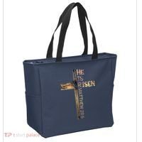 Easter Christian He Is Risen Sun Resurrection M.en Women K.ids Tote Bag thumb 2