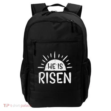 Easter Christian He Is Risen Sun Resurrection Backpack