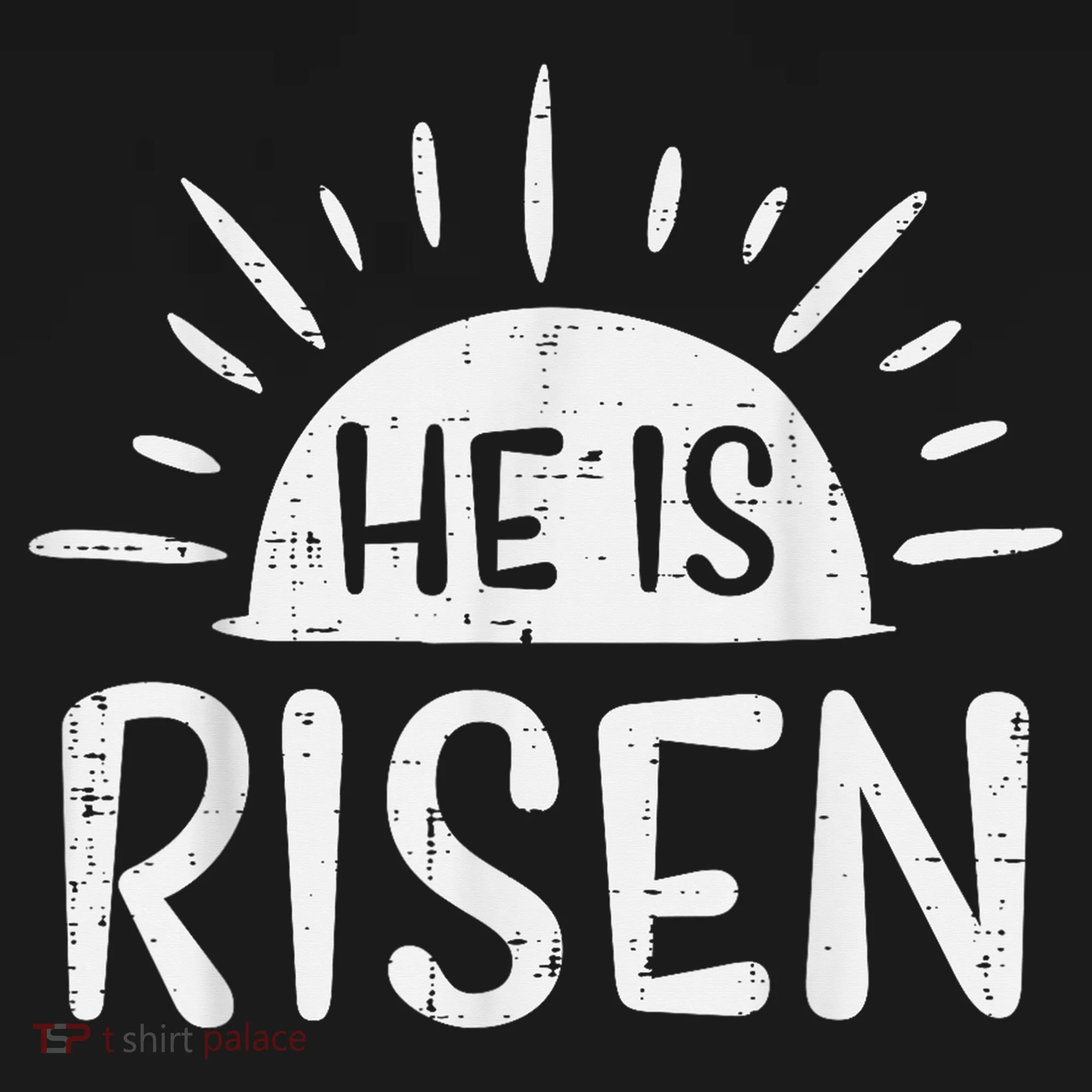 Easter Christian He Is Risen Sun Resurrection Bucket Hat