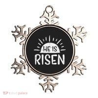 Easter Christian He Is Risen Sun Resurrection Ornament thumb 0
