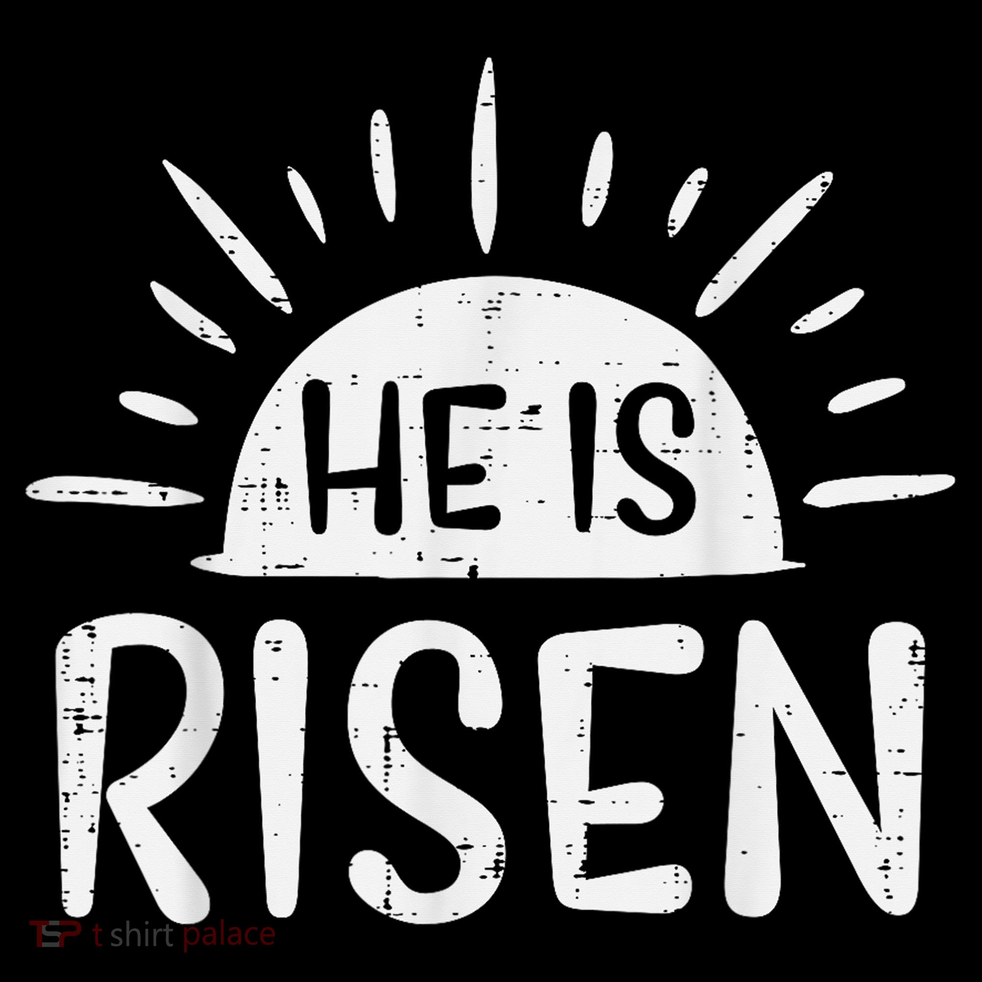 Easter Christian He Is Risen Sun Resurrection Women's Tank Top