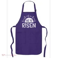 Easter Christian He Is Risen Sun Resurrection Apron thumb 0