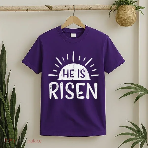 Easter Christian He Is Risen Sun Resurrection T-Shirt