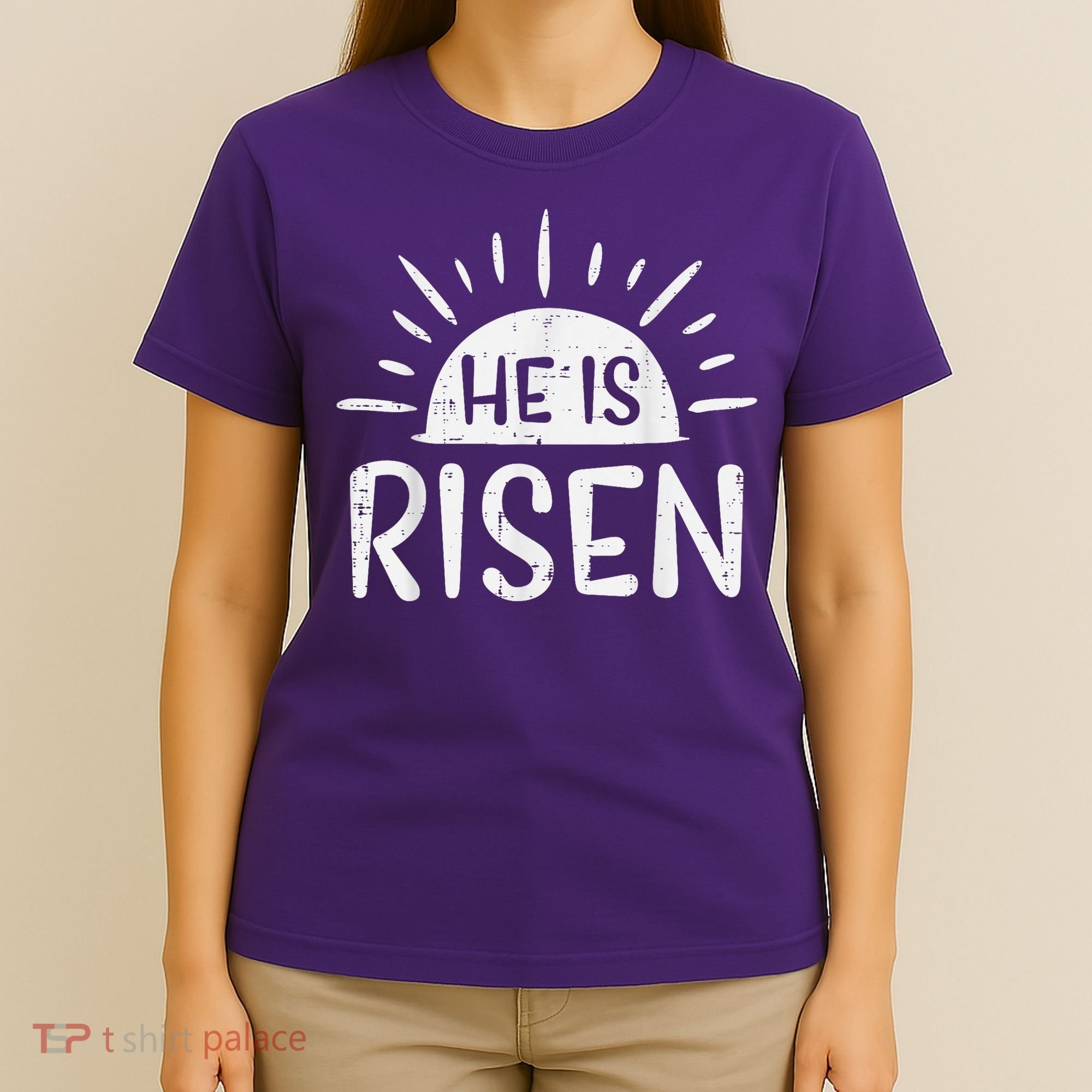 Easter Christian He Is Risen Sun Resurrection T-Shirt