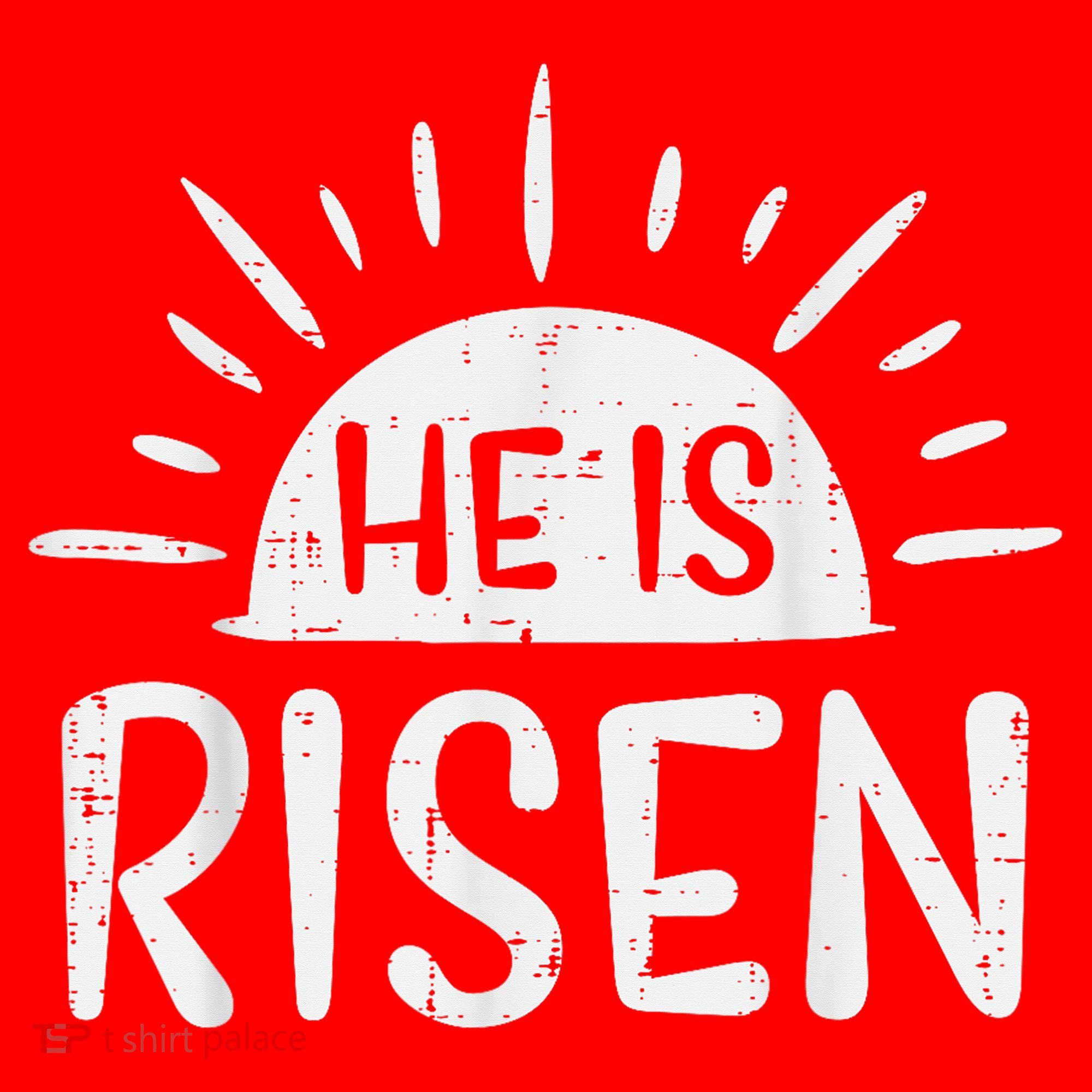 Easter Christian He Is Risen Sun Resurrection Santa Hat