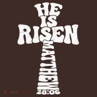 Easter Cross He Is Risen Jesus Christian Beanie thumb 2