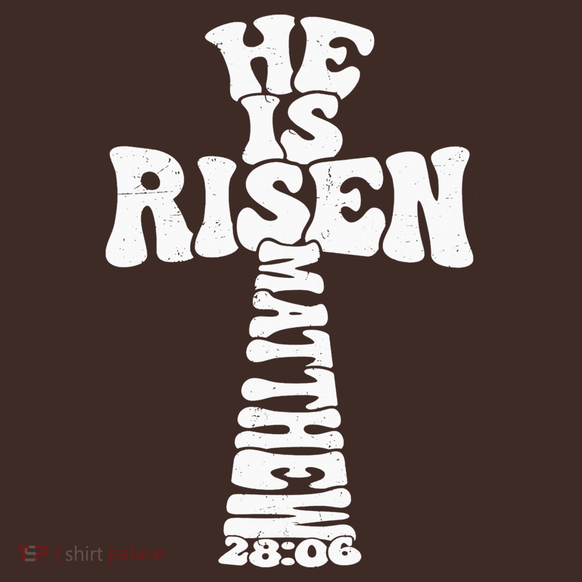Easter Cross He Is Risen Jesus Christian Coaster