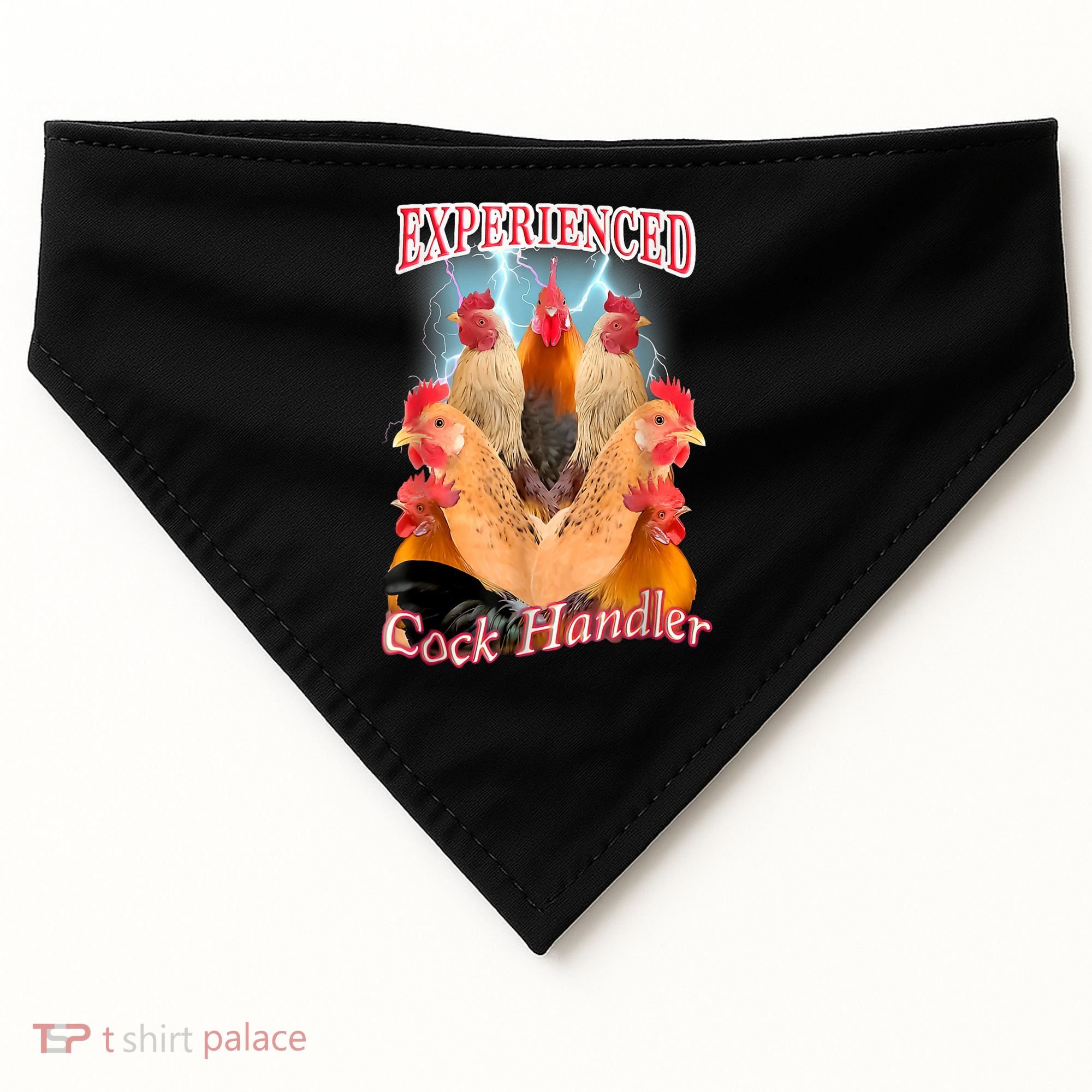 Experienced Cock Handler USA-Made Doggie Bandana