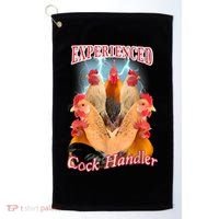 Experienced Cock Handler Golf Towel thumb 0