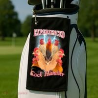 Experienced Cock Handler Golf Towel thumb 2