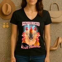 Experienced Cock Handler Women's V-Neck T-Shirt thumb 3