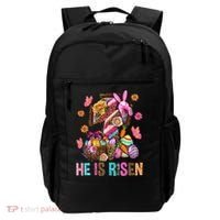 Easter Cross He Is Risen Jesus Christian Easter Day Backpack thumb 0