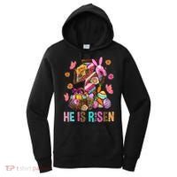 Easter Cross He Is Risen Jesus Christian Easter Day Women's Hoodie thumb 0