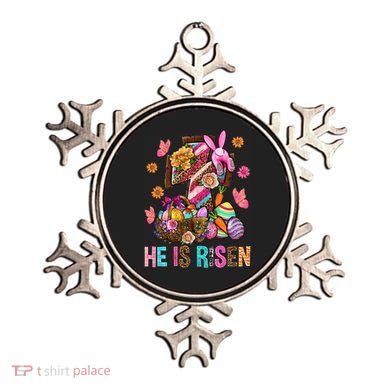 Easter Cross He Is Risen Jesus Christian Easter Day Ornament