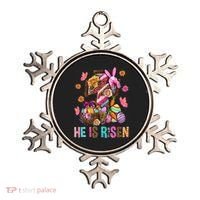 Easter Cross He Is Risen Jesus Christian Easter Day Ornament thumb 0