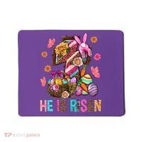 Easter Cross He Is Risen Jesus Christian Easter Day Mousepad thumb 0