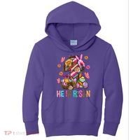 Easter Cross He Is Risen Jesus Christian Easter Day Kids Hoodie thumb 0