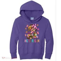 Easter Cross He Is Risen Jesus Christian Easter Day Kids Hoodie thumb 0