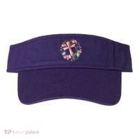 Easter Cross He Is Risen Jesus Christian Floral Style Visor thumb 0