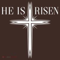 Easter Cross He Is Risen Jesus Christian Baby Bodysuit thumb 2