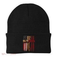 Easter Cross He Is Risen Jesus Christian Usa Flag Beanie thumb 0