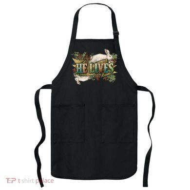 Easter Cross He Is Risen Jesus Christian He Lives Apron