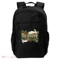 Easter Cross He Is Risen Jesus Christian He Lives Backpack thumb 0