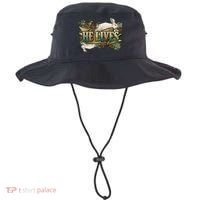 Easter Cross He Is Risen Jesus Christian He Lives Bucket Hat thumb 0
