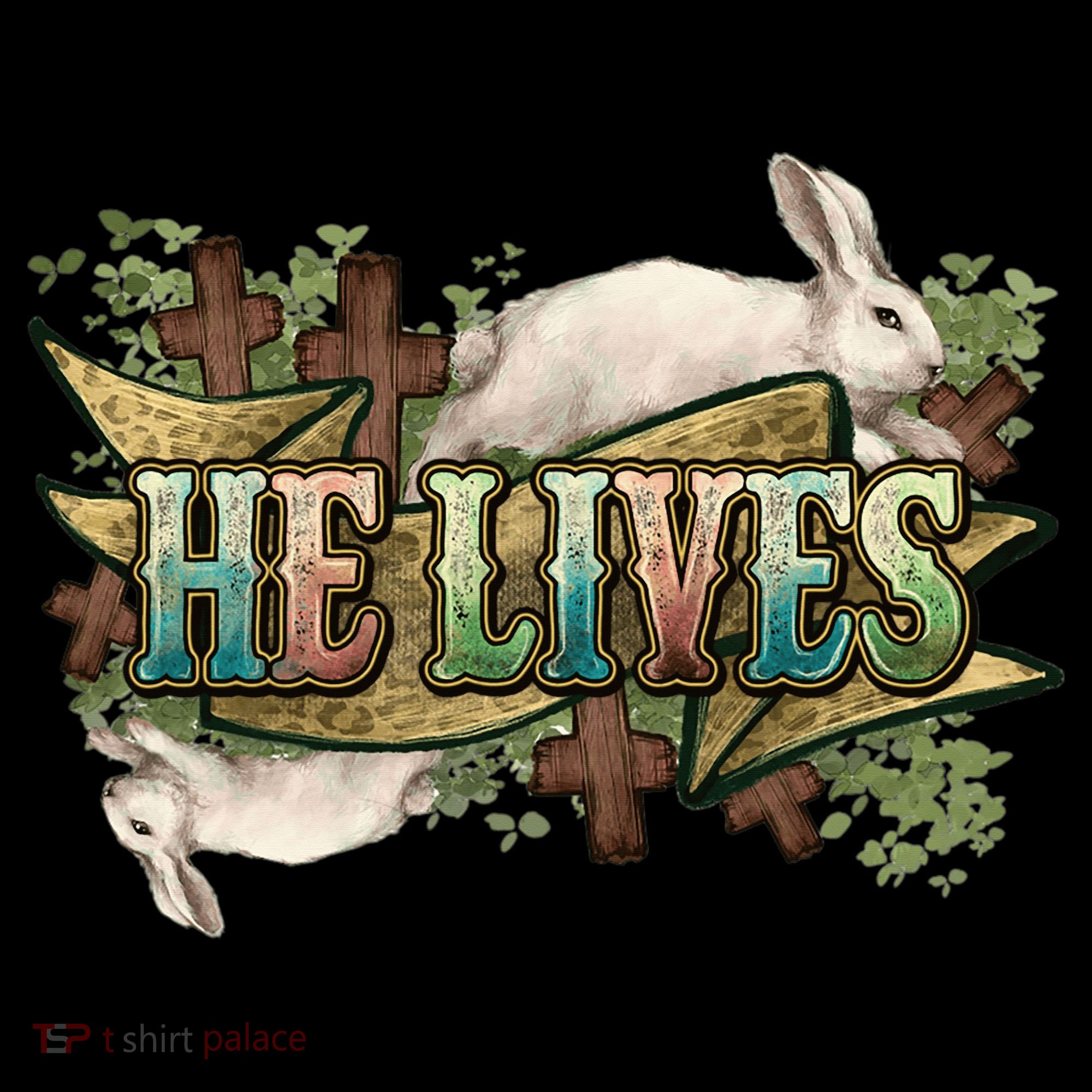 Easter Cross He Is Risen Jesus Christian He Lives Mousepad